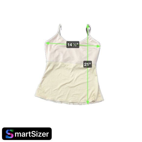 Spanx Shapewear Cami Top Beige 90% Polyester & 10% Elastane Spaghetti Straps Siz - Picture 5 of 6